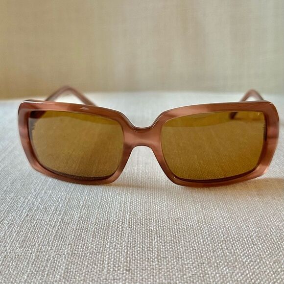 Burberry Rectangle Transparent Sunglasses Brown - Picture 5 of 11